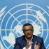 FILE PHOTO: Director-General of the World Health Organization (WHO) Tedros Adhanom Ghebreyesus attends a news conference at the United Nations in Geneva, Switzerland, August 14, 2018.  REUTERS/Denis Balibouse/File Photo