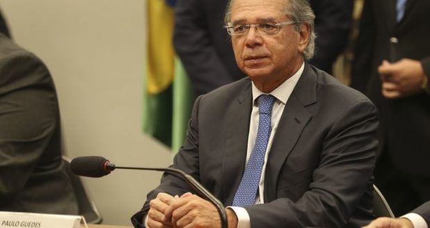O ministro da Economia, Paulo Guedes, na Comissão de Constituição e Justiça (CCJ) da Câmara, debate a reforma da Previdência (PEC 6/19).